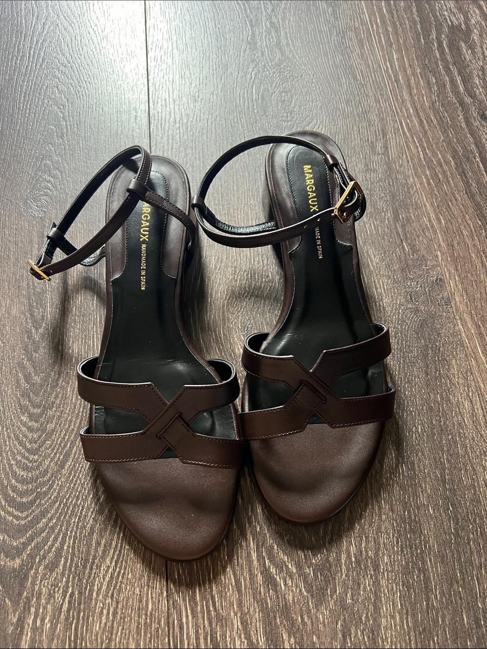 Margaux Yves Sandal 35 in Calf Espresso